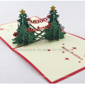 OEM 3D Handmade Pop up Greeting Christmas Wedding Card